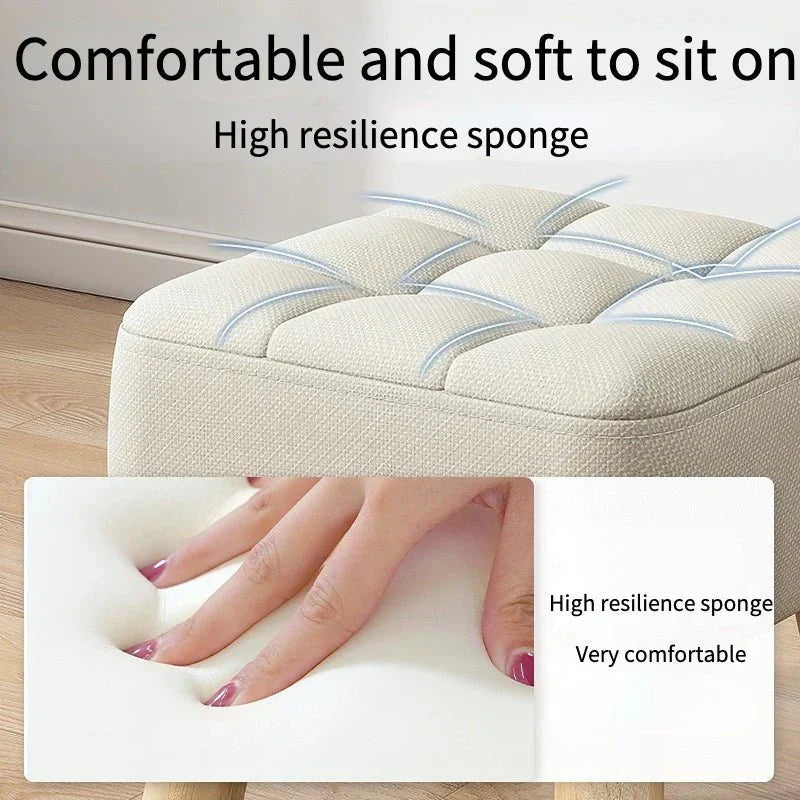 Stornfield | Retro Pastel Ottoman Stool