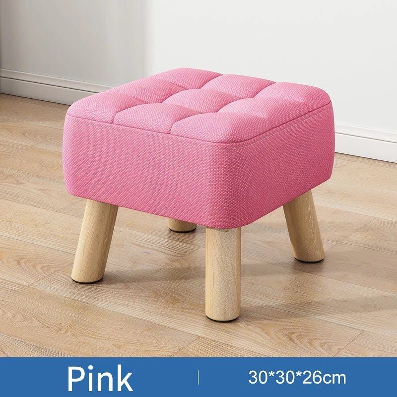 Stornfield | Retro Pastel Ottoman Stool