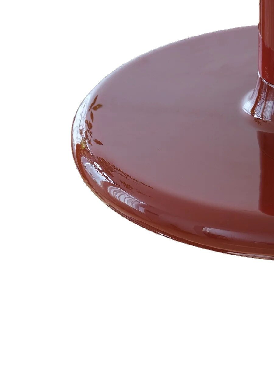 Retro Style Dark Red Saucer Pendant Light | Stornfield