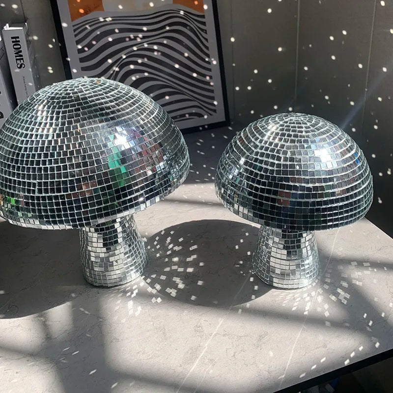 Stornfield | Décoration en verre rétro en forme de champignon disco