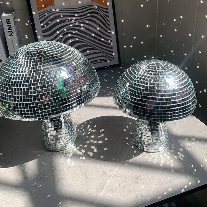 Stornfield | Décoration en verre rétro en forme de champignon disco
