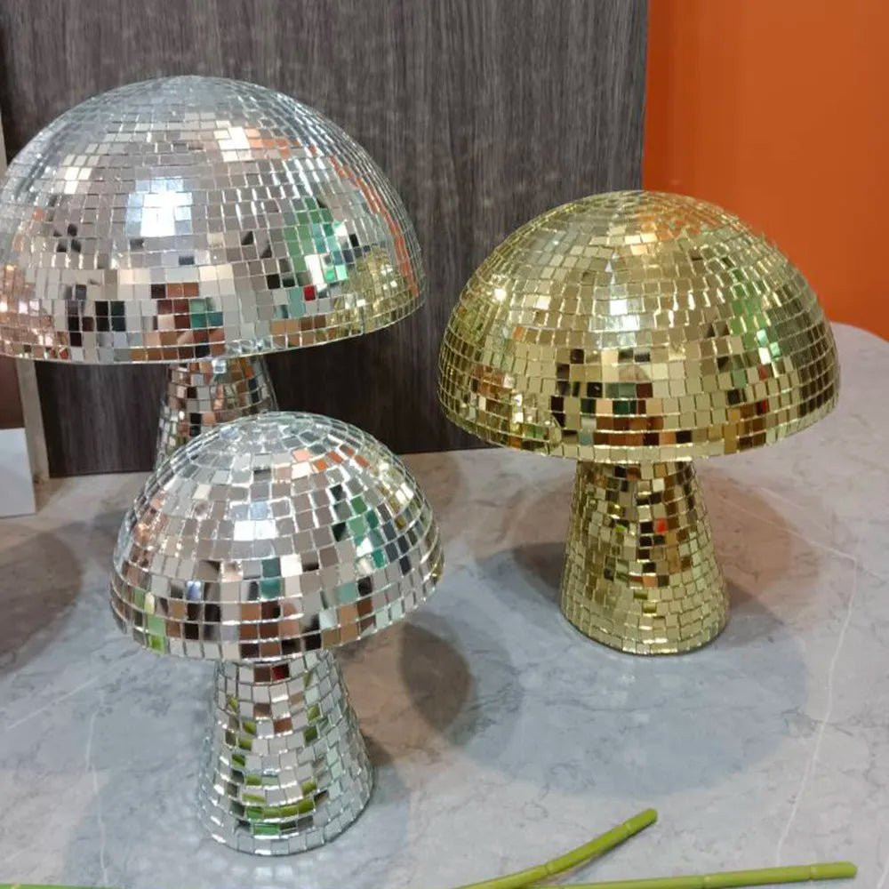 Stornfield | Décoration en verre rétro en forme de champignon disco