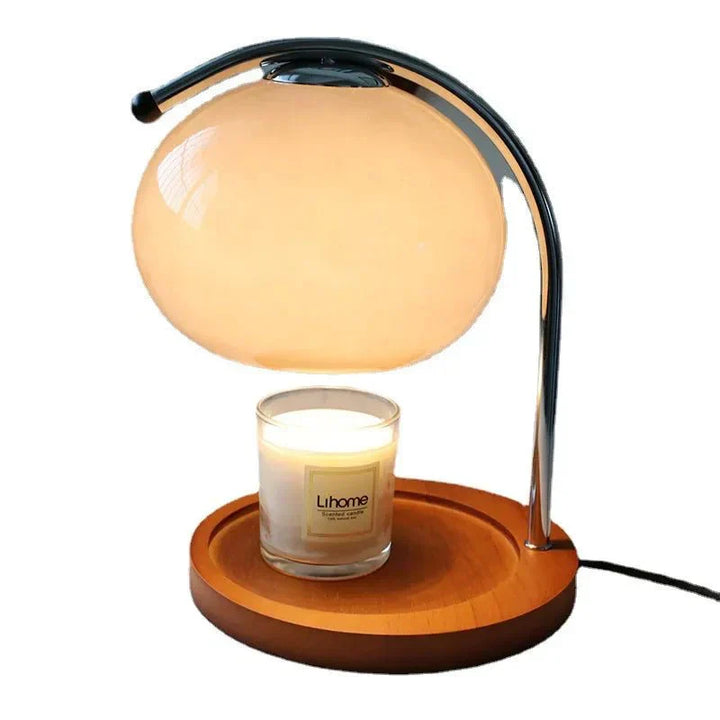 Stornfield | Retro-style glass table lamp with stand