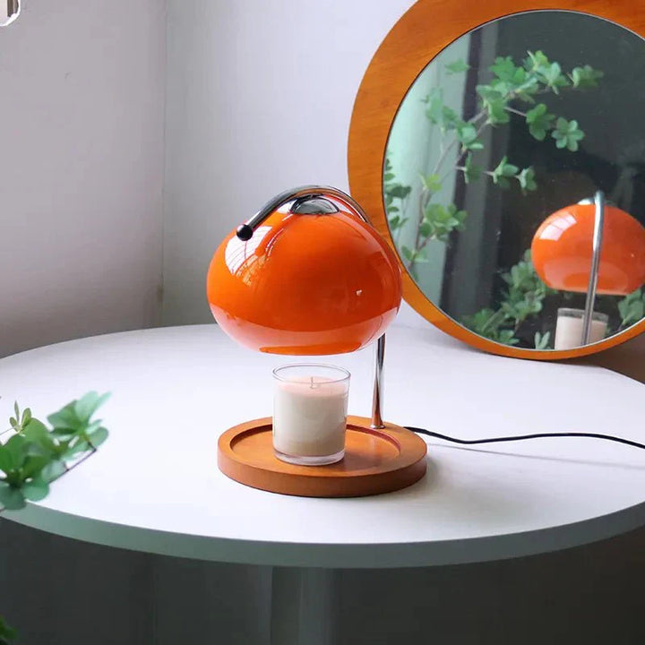 Stornfield | Retro-style glass table lamp with stand