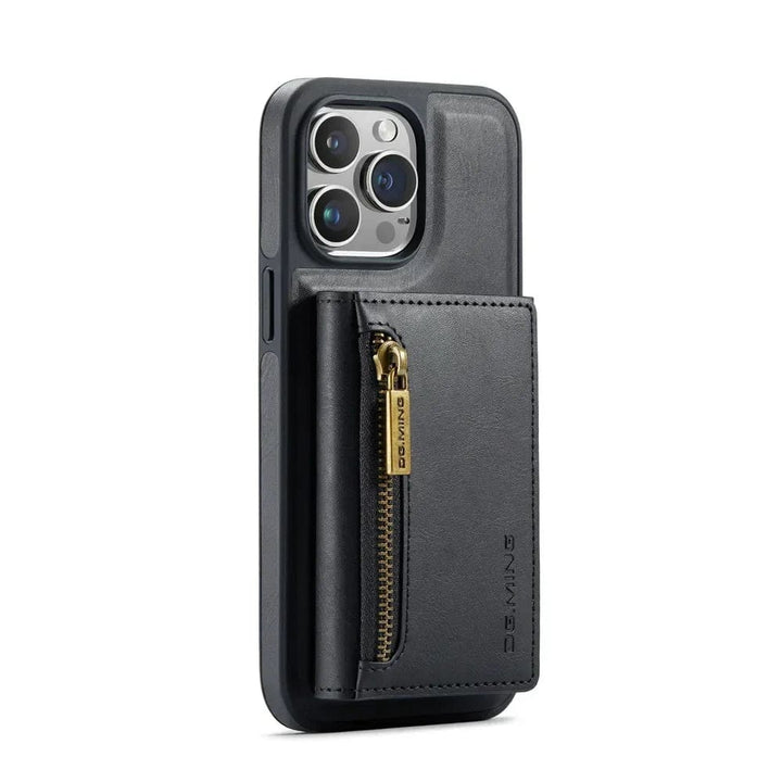 Stornfield | RFID iPhone Wallet Case | Removable Magnetic Car Mount Shockproof Case