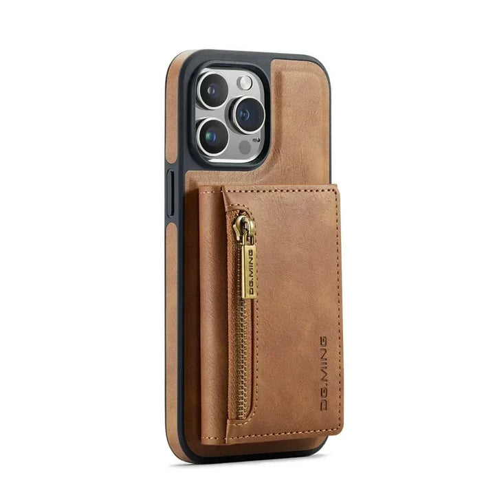 Stornfield | RFID iPhone Wallet Case | Removable Magnetic Car Mount Shockproof Case