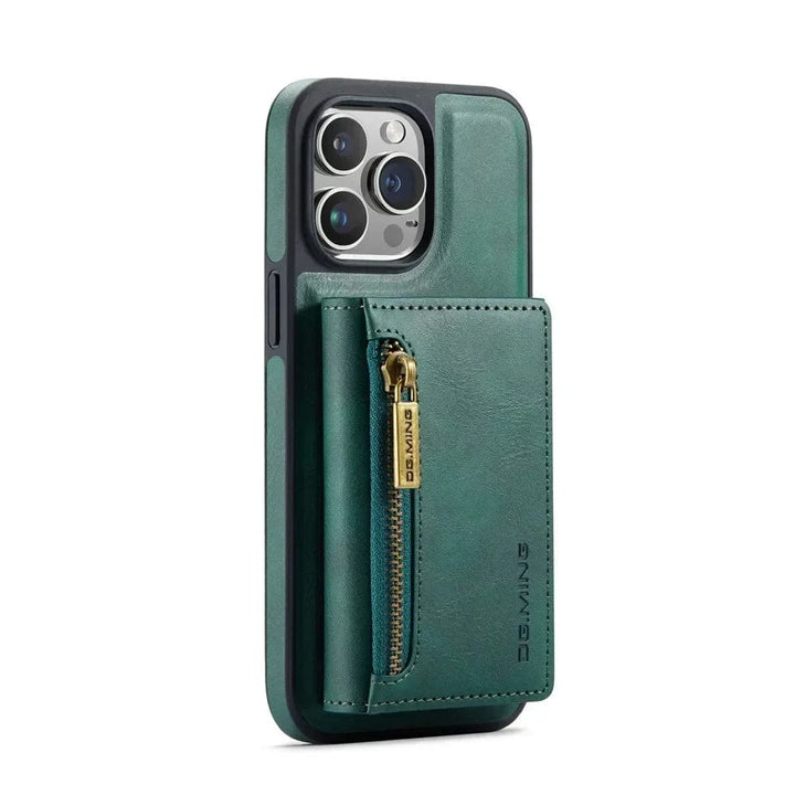 Stornfield | RFID iPhone Wallet Case | Removable Magnetic Car Mount Shockproof Case