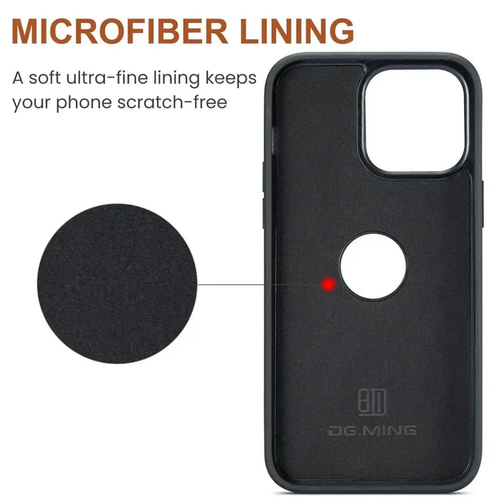 Stornfield | RFID iPhone Wallet Case | Removable Magnetic Car Mount Shockproof Case