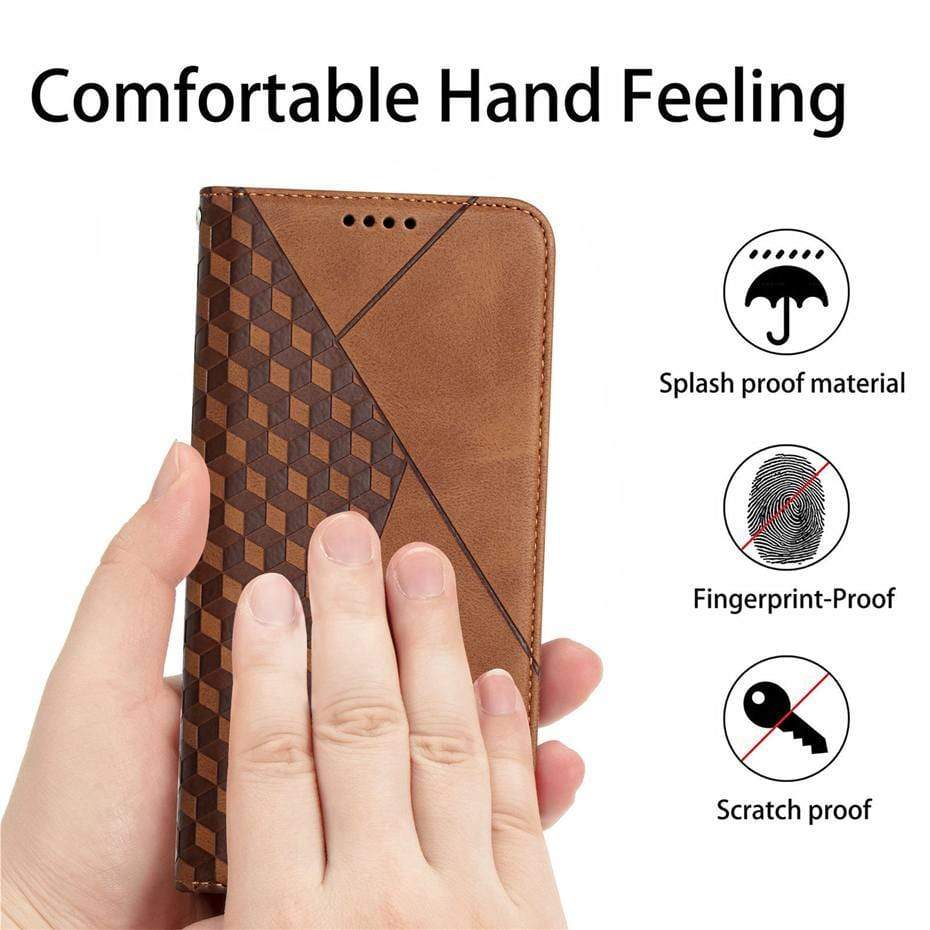 Stornfield | Étui de portefeuille à motif losange pour Samsung Galaxy S21/S20