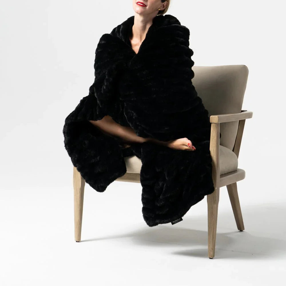 Faux Fur Blanket Ripple | Stornfield
