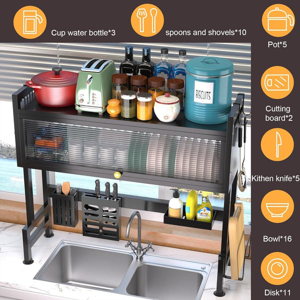 Over The Sink Cabinet Rack Stornfield