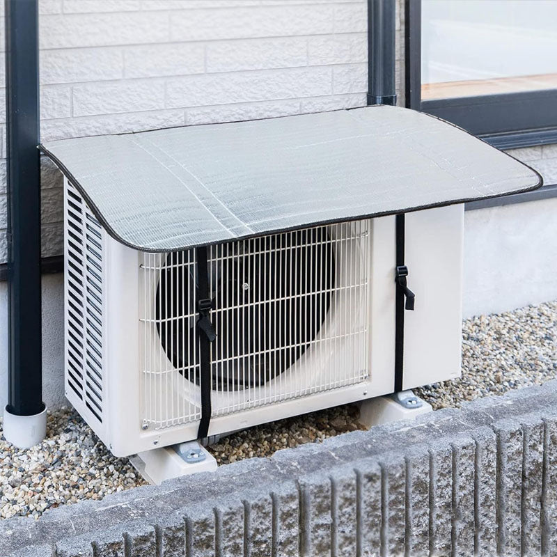 AC Outdoor Unit Protector Aluminum Cover With Straps Stornfield