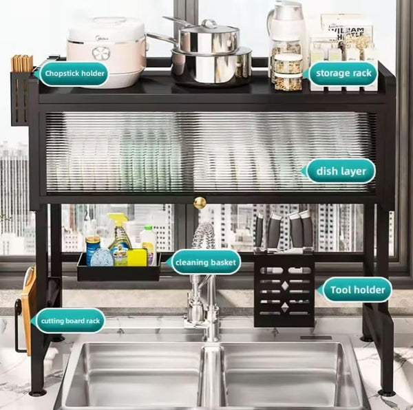 Over The Sink Cabinet Rack Stornfield
