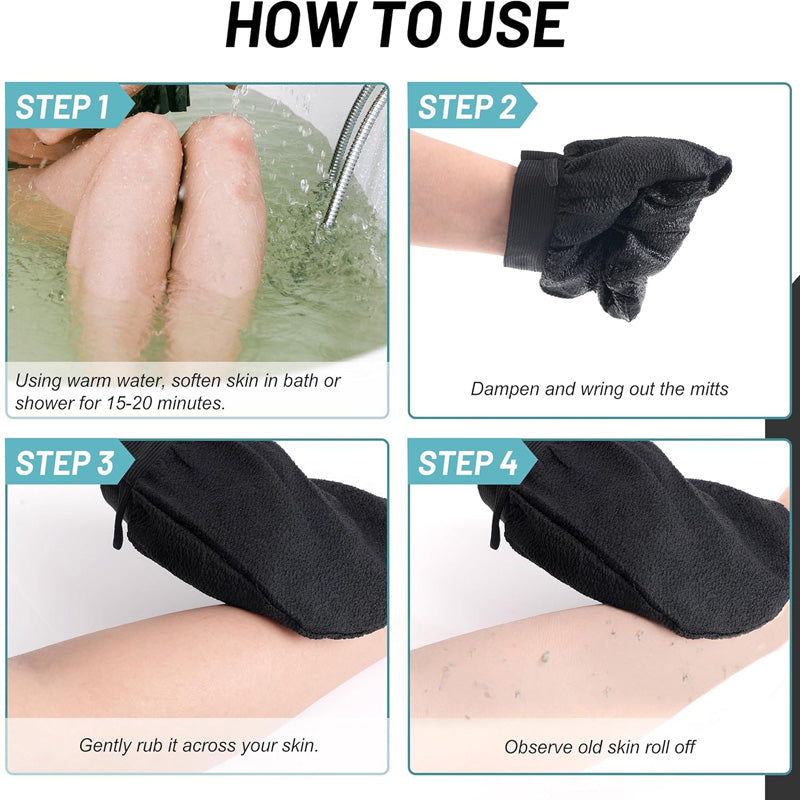 Exfoliating & Dead Skin Remover Mitt Glove Stornfield