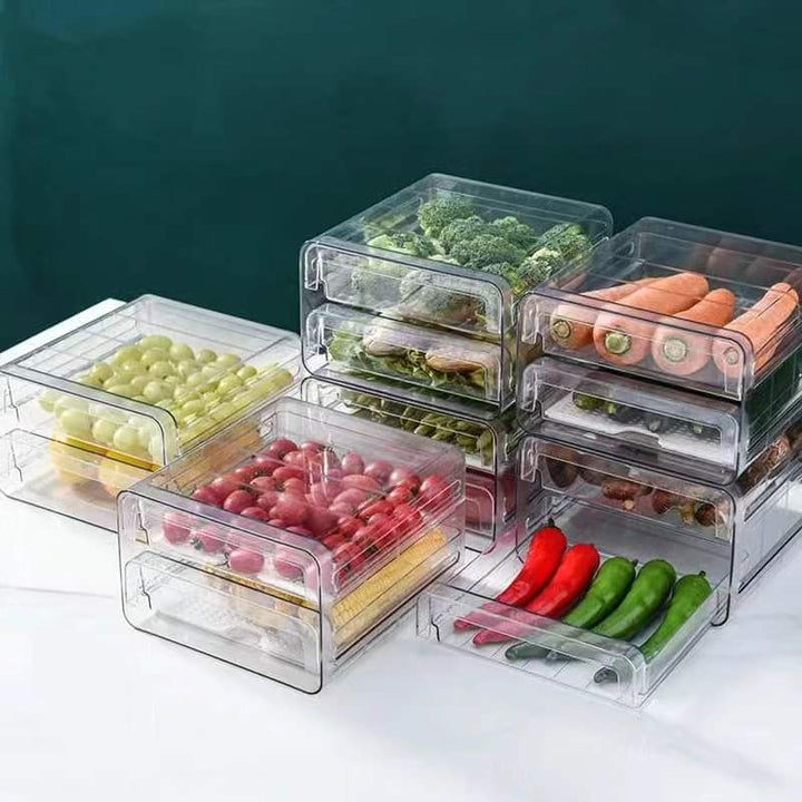 Stornfield | Double-Layer Refrigerator Storage Container