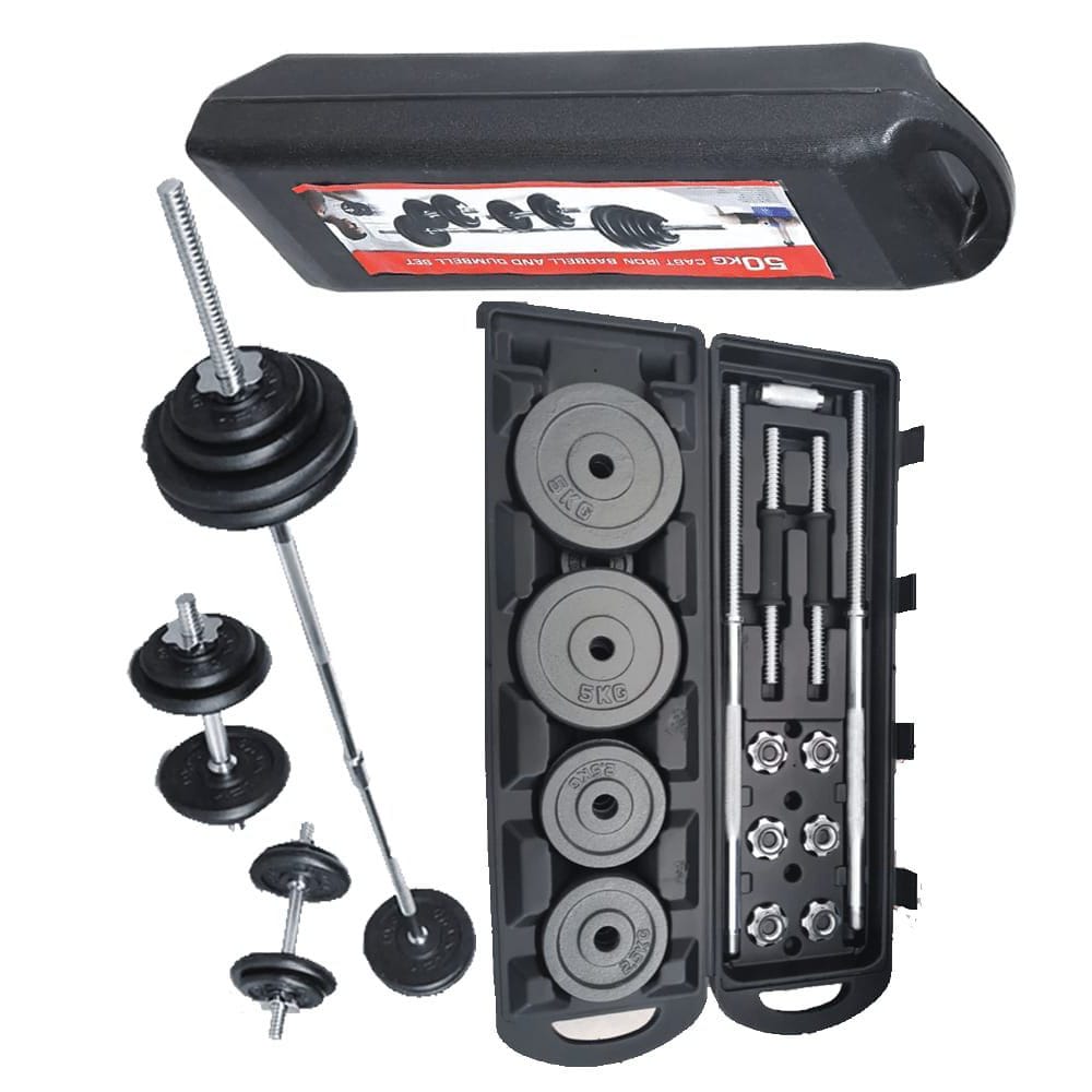 Stornfield | 50kg/York Barbell and Dumbbell Sets