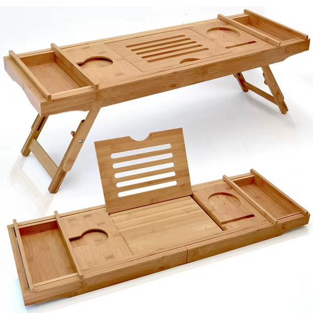 Stornfield | Extendable Bamboo Bathtub Caddy