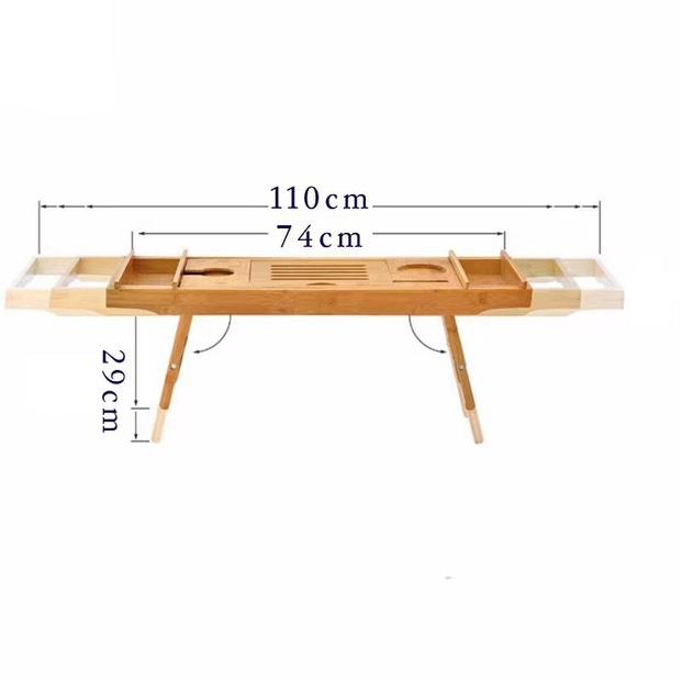 Stornfield | Extendable Bamboo Bathtub Caddy
