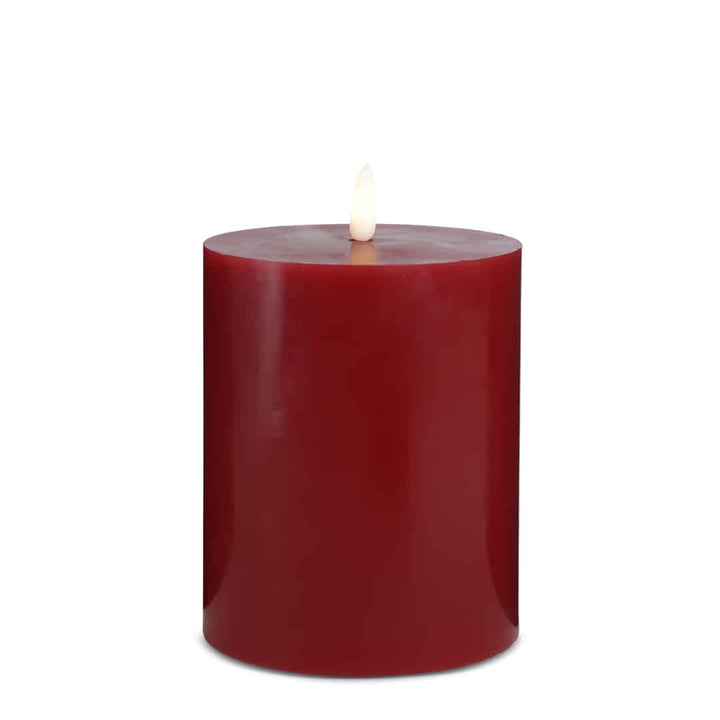 LED candle (1 piece) with realistic 3D flame 10 x 15 cm | Stornfield