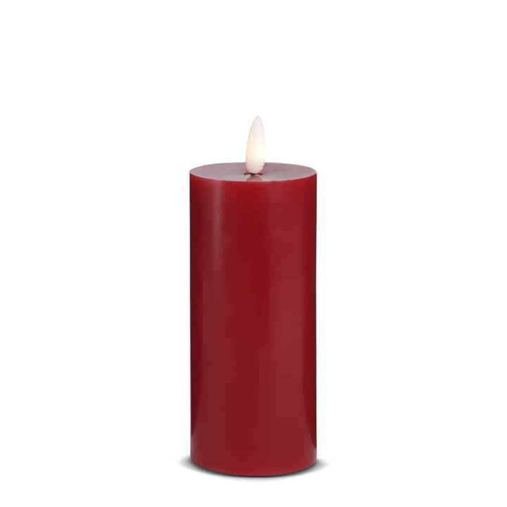 LED Candle (1 piece) with realistic 3D flame 5 x 15 cm | Stornfield