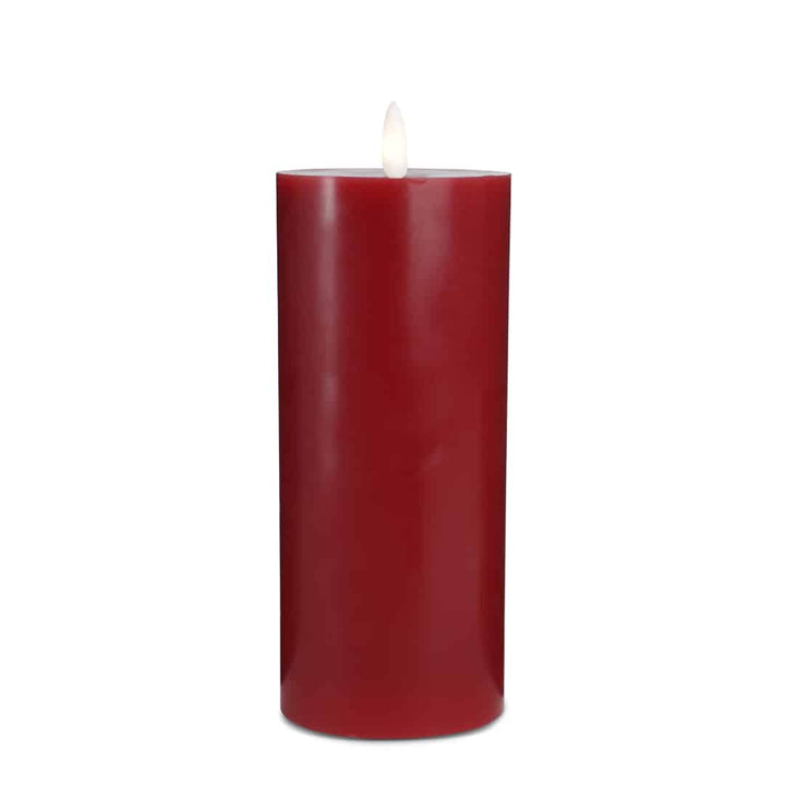 LED Candle (1 piece) with realistic 3D flame 7.5 x 20 cm | Stornfield