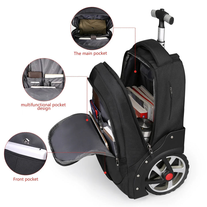 Rolling Laptop Backpack – Helsinki | Stornfield