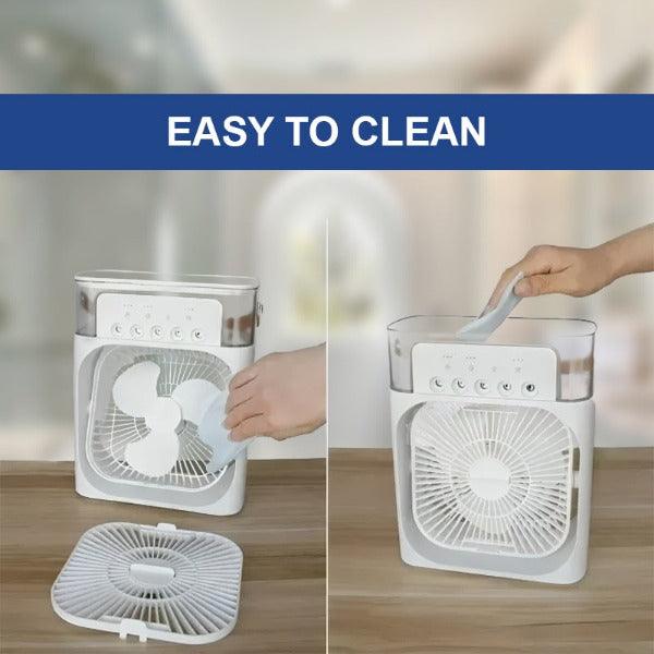 Water Air Cooler Fan - 3 in 1 Ice Cold Cooling Air Conditioner Humidifier Portable Mini Air Cooler Fan | Stornfield