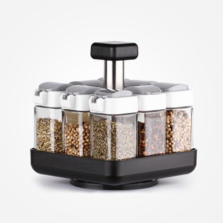 Rotating Glass Seasoning Jars | Stornfield