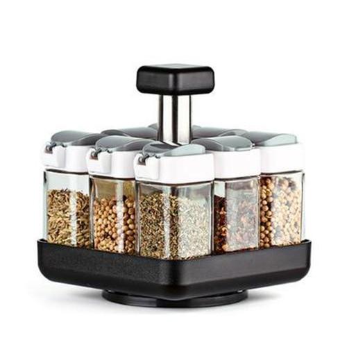 Rotating Glass Seasoning Jars | Stornfield