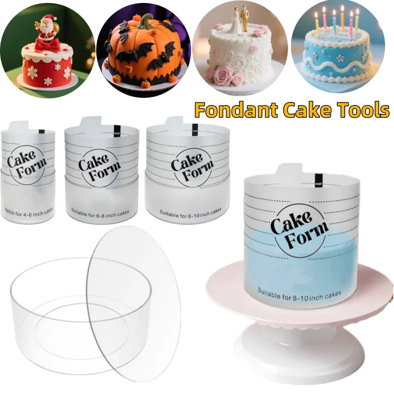 Adjustable Acrylic Round Cake Mold | Circle Cake Ring | Stornfield