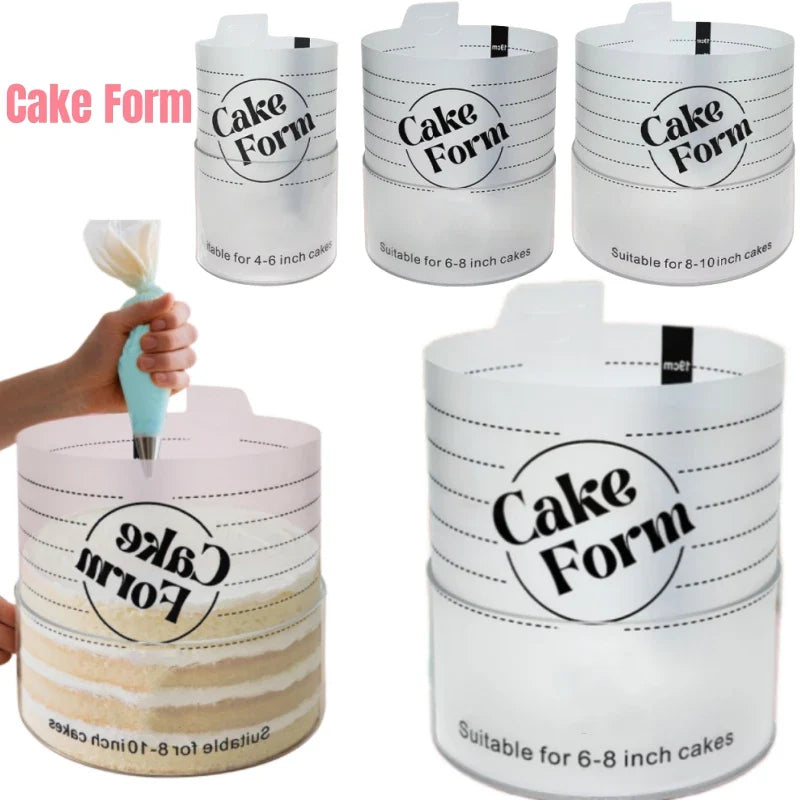 Adjustable Acrylic Round Cake Mold | Circle Cake Ring | Stornfield
