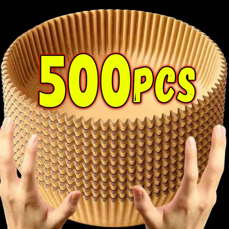Round Air Fryer Paper Disposable Non-Stick Baking Papers Microwavable | Stornfield