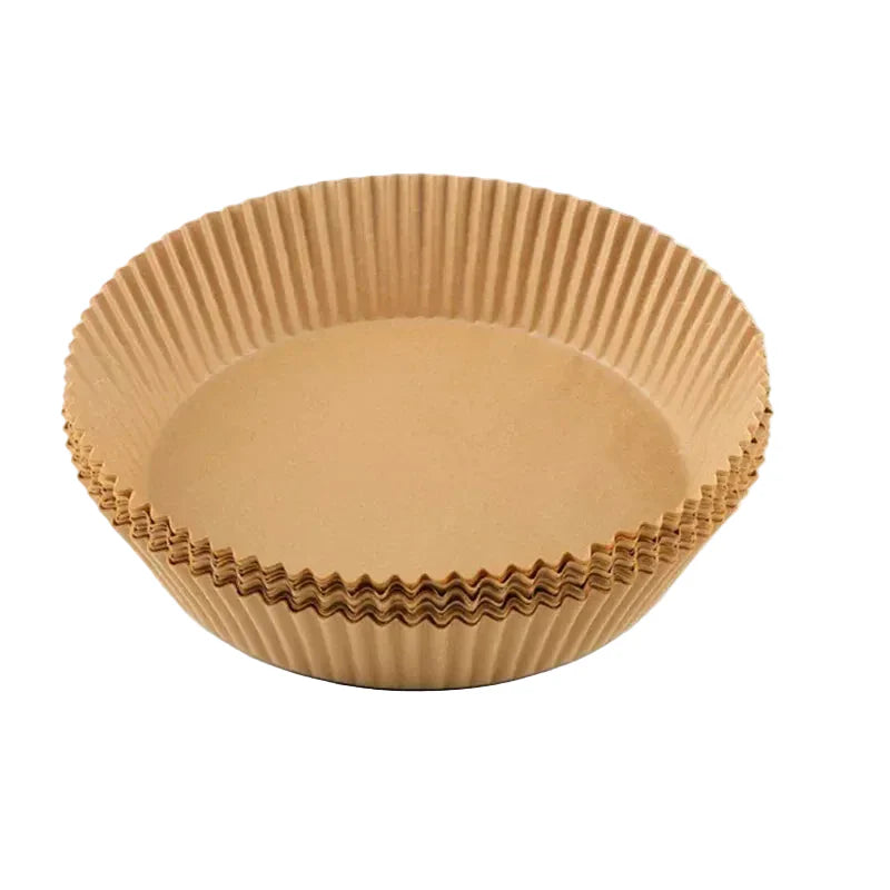 Stornfield Non-Stick Disposable Round Air Fryer Liners Microwaveable Baking Paper