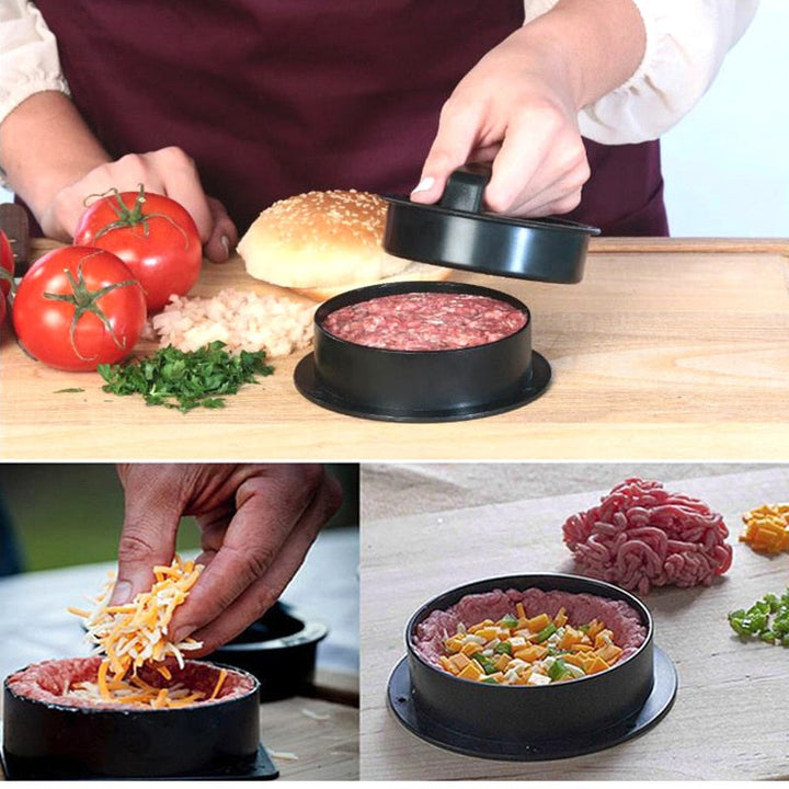 Round Hamburger Press Hamburger Maker Burger Press Mold Kitchen Tool | Stornfield