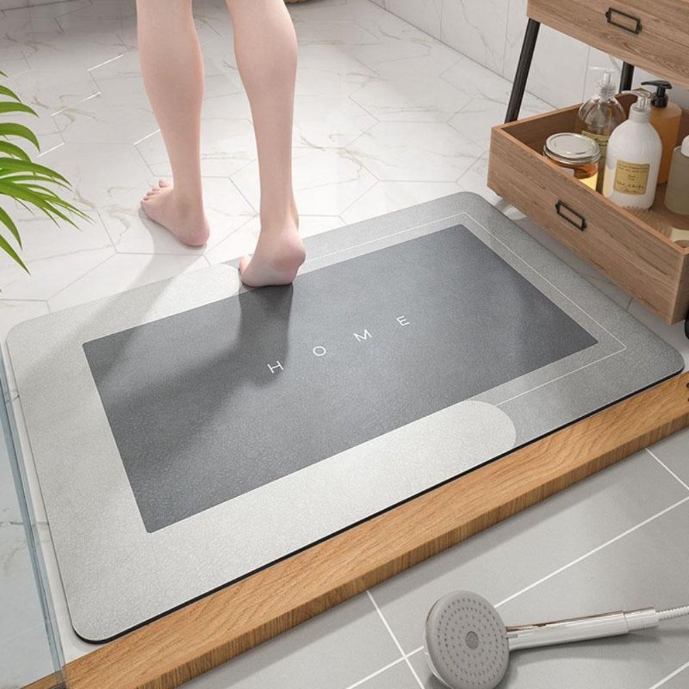 DroogZacht Bath Mat Non-Slip – Fast Drying Shower Mat | Stornfield