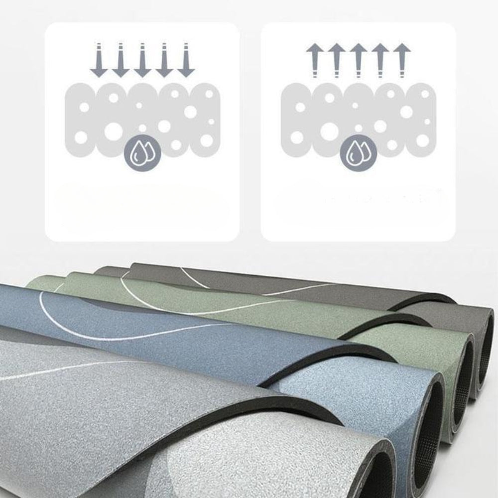 DroogZacht Bath Mat Non-Slip – Fast Drying Shower Mat | Stornfield