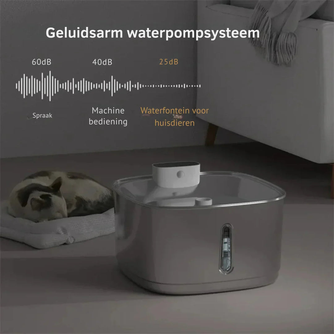 Smart Drinking Fountain for Cats and Dogs – 3.2L Stainless Steel with Filter | Stornfield