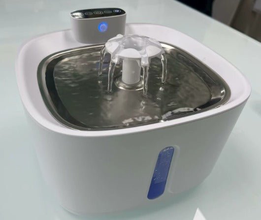 Smart Drinking Fountain for Cats and Dogs – 3.2L Stainless Steel with Filter | Stornfield