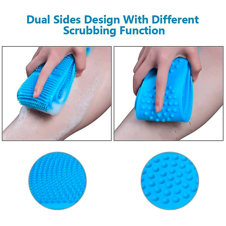 Back scrubber / bath brush - double-sided silicone | Stornfield