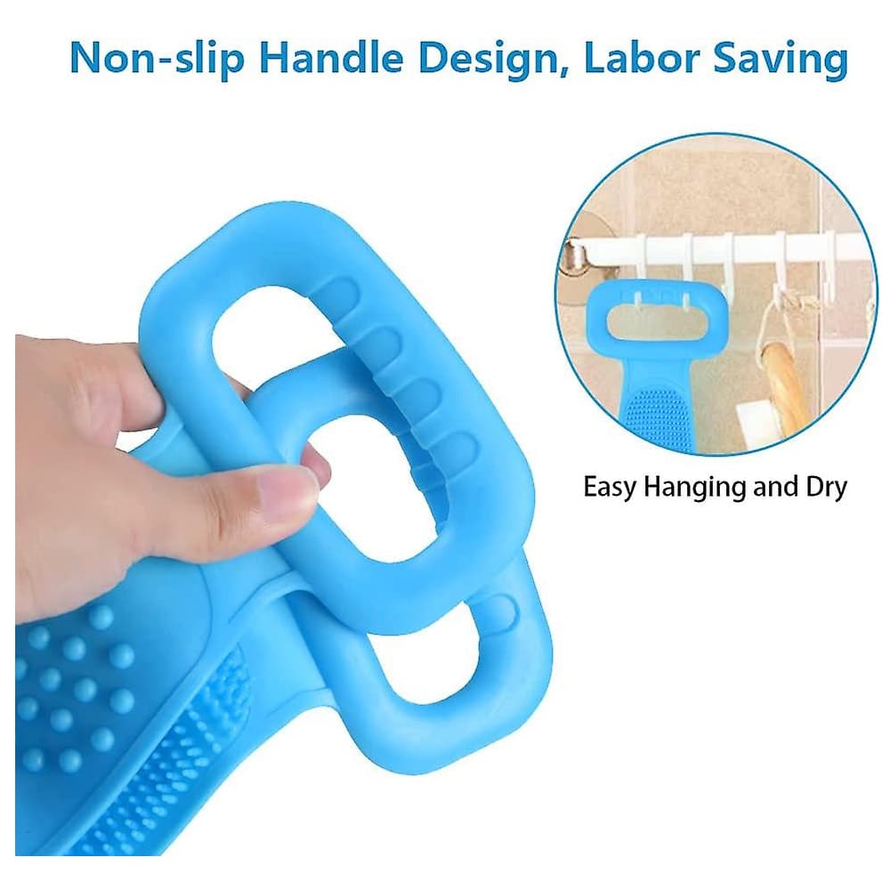 Back scrubber / bath brush - double-sided silicone | Stornfield