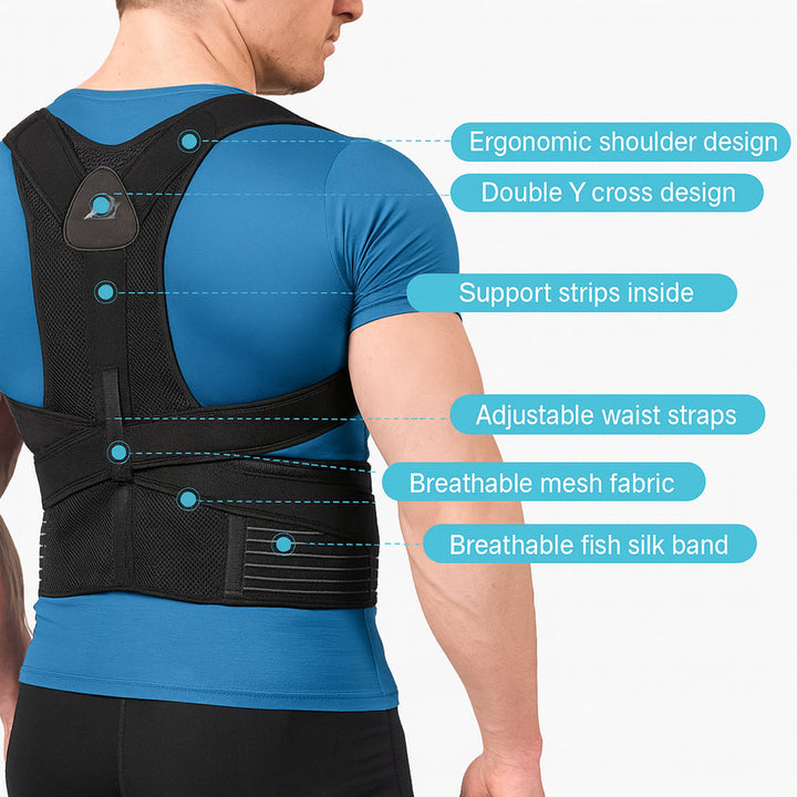 Posture-correcting back support | Stornfield