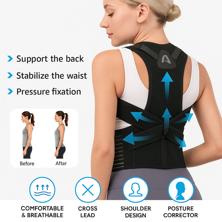 Posture-correcting back support | Stornfield