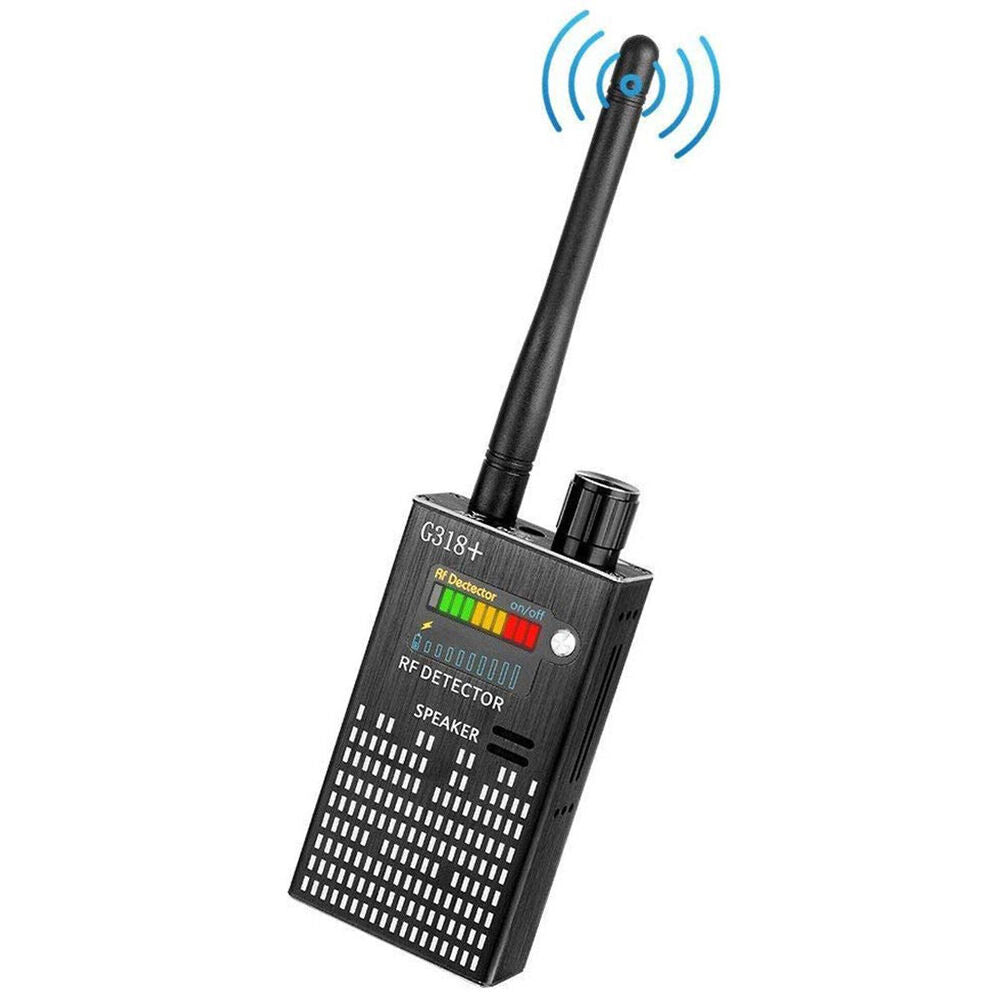 Stornfield | PrivacyGuard Detecto – RF Signal and Camera Detector with Laser Function and Alarm