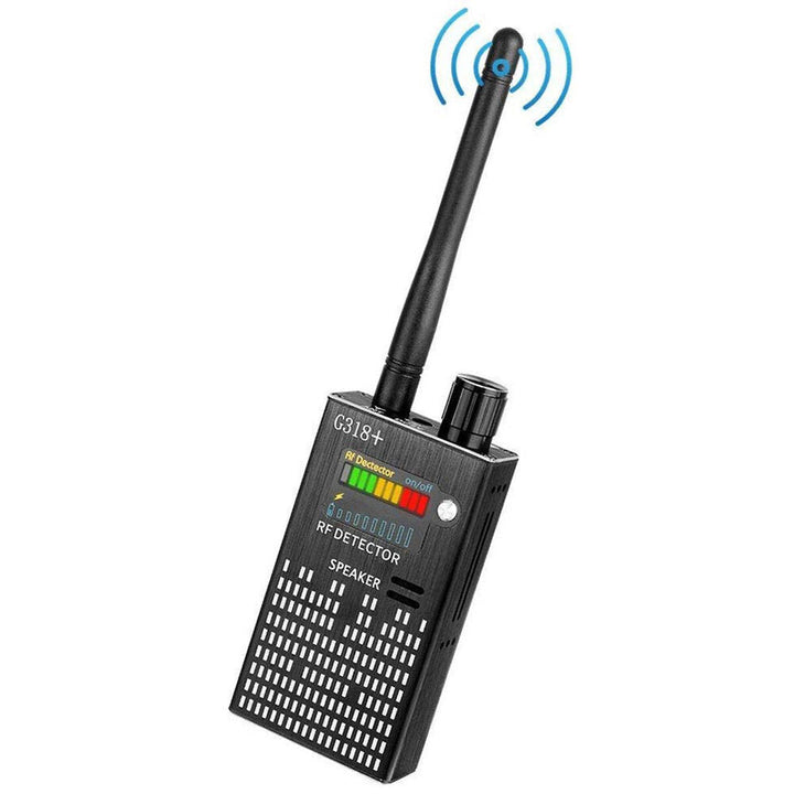 Stornfield | PrivacyGuard Detecto – RF Signal and Camera Detector with Laser Function and Alarm