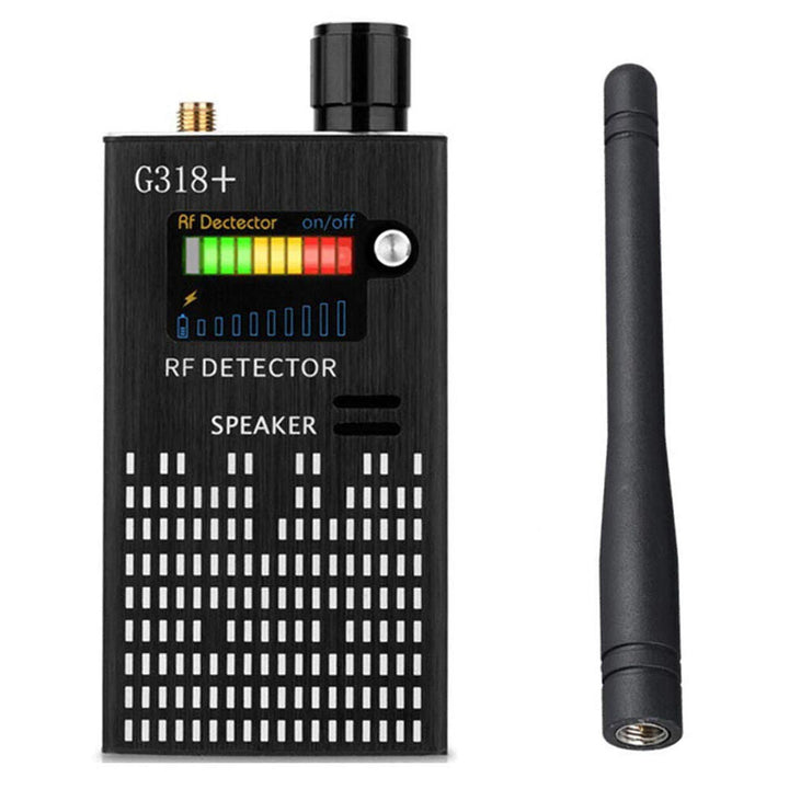 Stornfield | PrivacyGuard Detecto – RF Signal and Camera Detector with Laser Function and Alarm