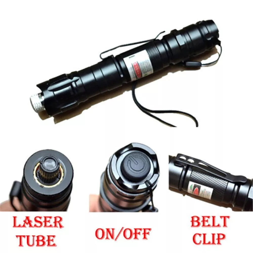 Stornfield | Laser Pointer Rechargeable Red Multipurpose Torch Set