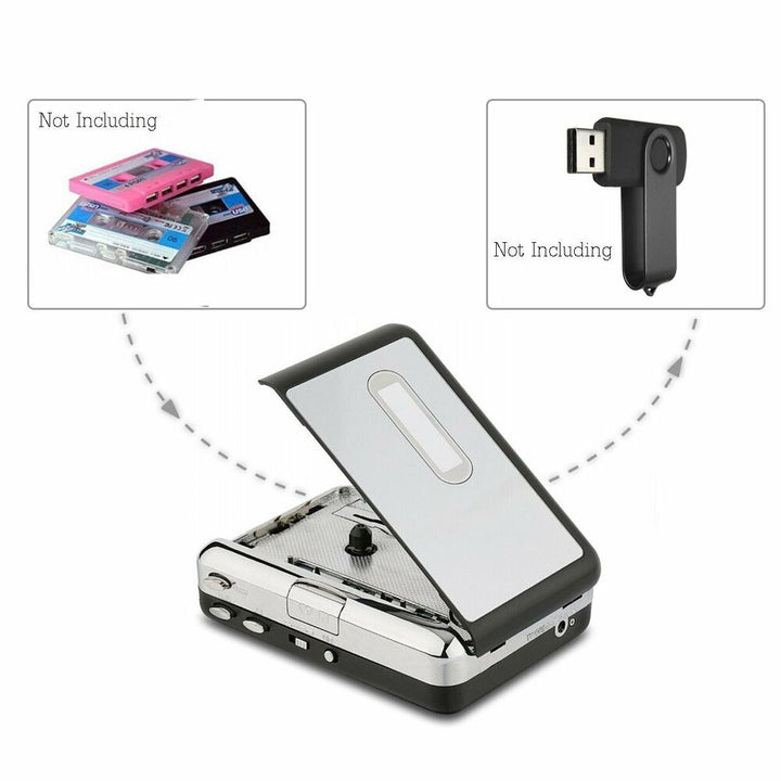 Stornfield | Cassette-to-MP3 Converter - Record to USB Stick - Music Player