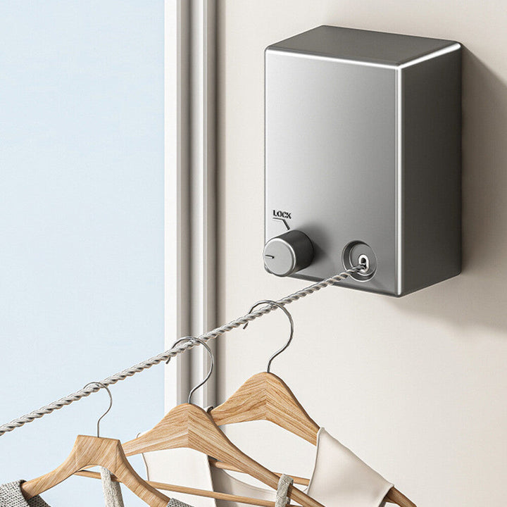 BreezeHold - Laundry Dryer Rope Wall Mount | Stornfield
