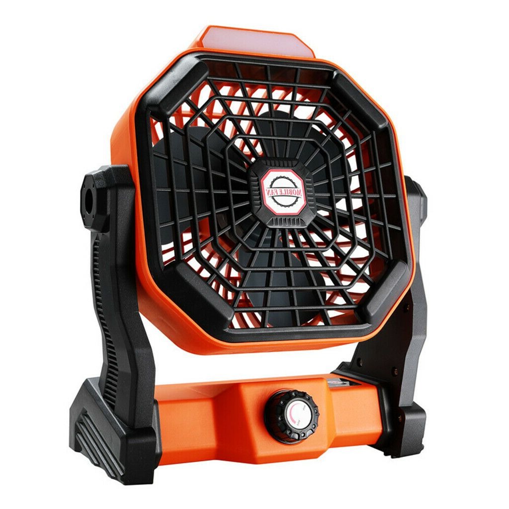 Portable Solar Powered Rechargeable Camping Tent Fan | Stornfield
