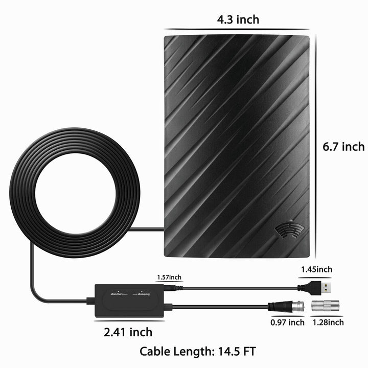 Stornfield | 4K HDTV Digital Antenna for Indoor Use | 600-Mile Long Range